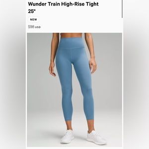 Lululemon Wunder Train Leggings HR Tight 28”